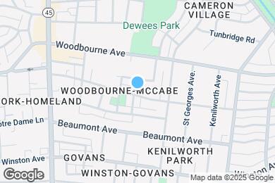 Map image of the property - 800 Glenwood Ave