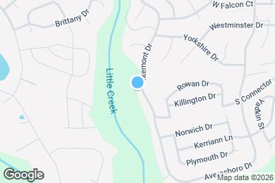 Map image of the property - 105 Lakemont Dr