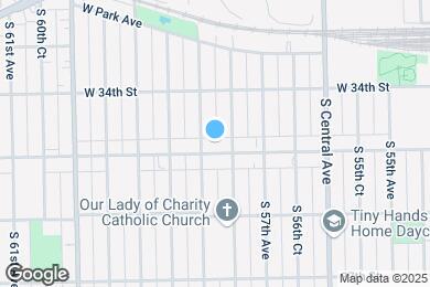 Map image of the property - 5746 W 35th St