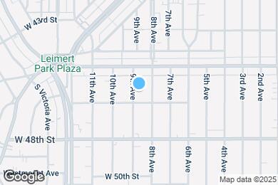 Map image of the property - 4508 9th Ave