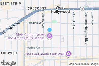 Map image of the property - 911 N Kings Rd