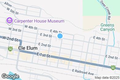 Map image of the property - 315 N Wright Ave