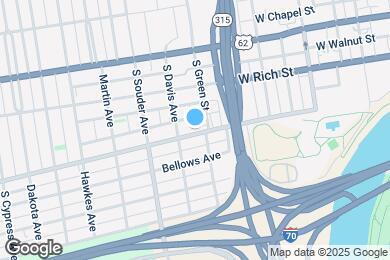 Map image of the property - 756 Sullivant Ave