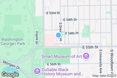 Map image of the property - 5428 S Drexel Ave