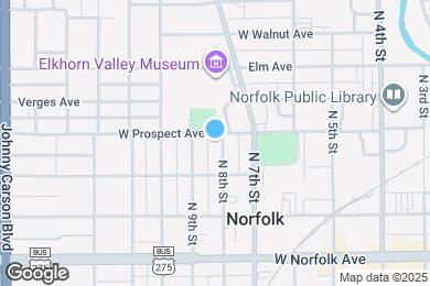 Map image of the property - 313 N 8th St