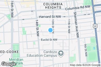 Map image of the property - 1306 Fairmont St NW