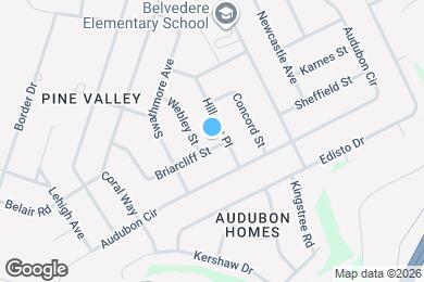 Map image of the property - 201 Briarcliff St