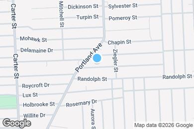 Map image of the property - 50 Oneida St