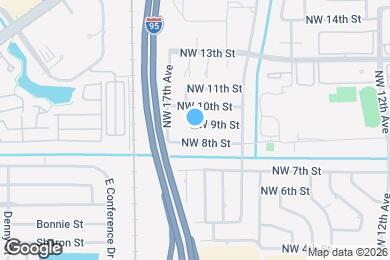 Map image of the property - 1650 NW 9th St
