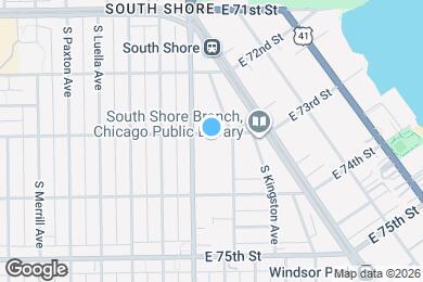 Map image of the property - 2417 E 73rd St