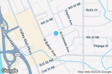 Map image of the property - 240 5th St NE