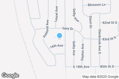 Map image of the property - 1180 Lincoln Ct