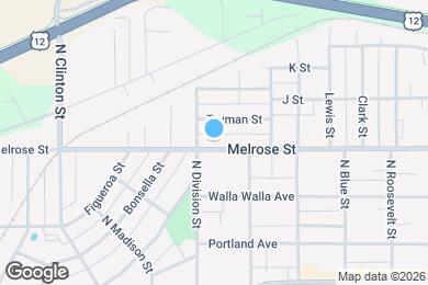 Map image of the property - 1515 Melrose St