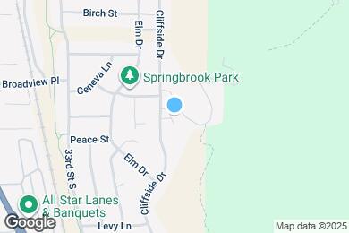 Map image of the property - 3825 Cliffside Dr