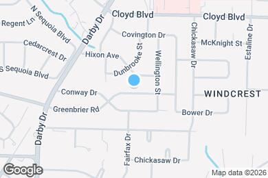Map image of the property - 2021 Greenbrier Rd