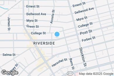 Map image of the property - 2589 Post St