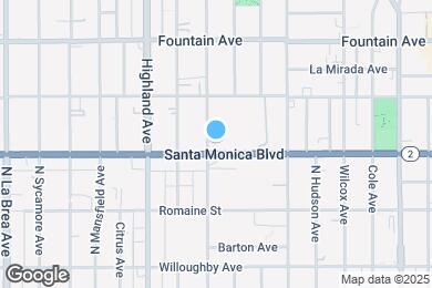 Map image of the property - 6677 Santa Monica Blvd