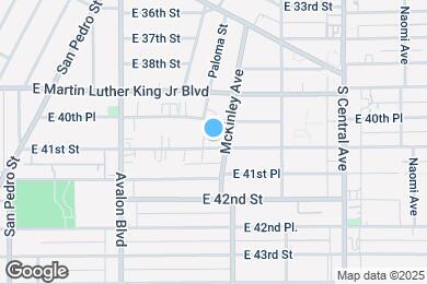 Map image of the property - 791 E 41st St