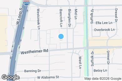 Map image of the property - 4410 Westheimer Rd