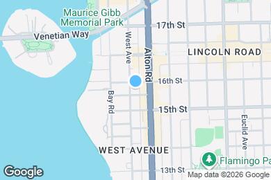Map image of the property - 1561 West Ave