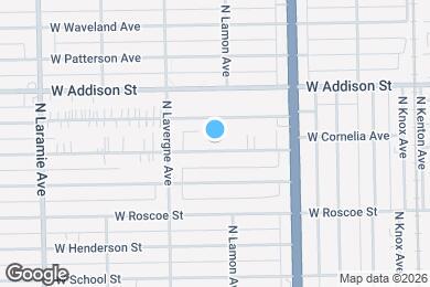 Map image of the property - 4912 W Cornelia Ave