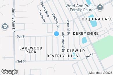 Map image of the property - 1032 Cadillac Dr