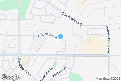 Map image of the property - 3812 E Rock Creek Rd
