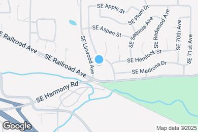 Map image of the property - Charbern Apts - In The Heart of Milwaukie Oregon