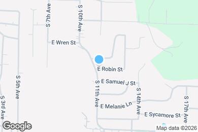 Map image of the property - 1107 E Robin St