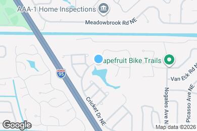Map image of the property - 1206 Cricket Dr NE