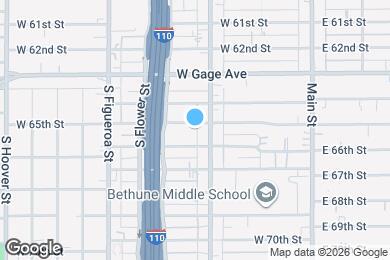 Map image of the property - 314 W 65th St