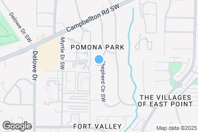 Map image of the property - 1831 Shepherd Cir SW