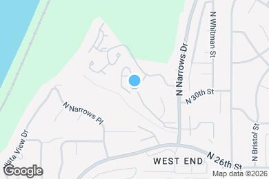 Map image of the property - 3008 N Narrows Dr