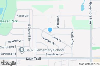 Map image of the property - 4242 Clark Dr