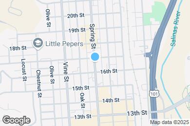 Map image of the property - 1638 Spring St