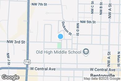 Map image of the property - 303 NW F St