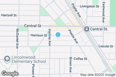 Map image of the property - 2108 Harrison St