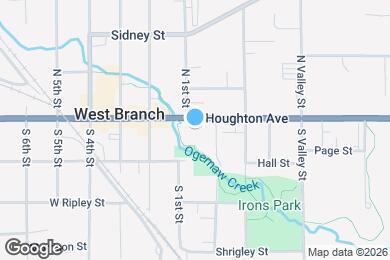 Map image of the property - 102 E Houghton Ave