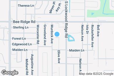 Map image of the property - 4018 Olive Ave