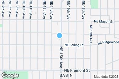 Map image of the property - 3935 NE 15th Ave