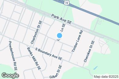 Map image of the property - 1604 Colleton Ave SE