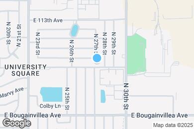 Map image of the property - 2622 E 109th Ave