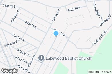 Map image of the property - 8432 9th Ave S
