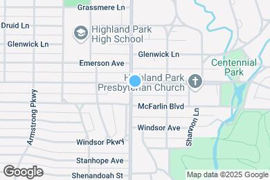 Map image of the property - 4031 University Blvd