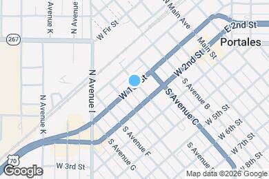 Map image of the property - 507 W 1st St