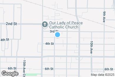 Map image of the property - 320 13th Ave
