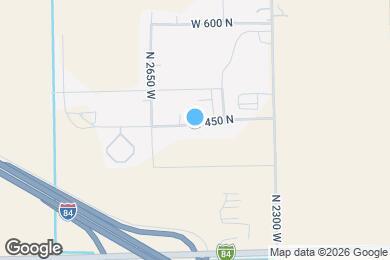 Map image of the property - 2505 W 450 N