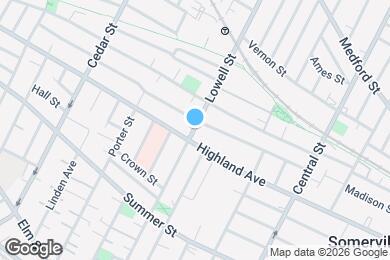 Map image of the property - 189 Lowell St