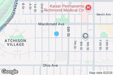 Map image of the property - 402 Bissell Ave