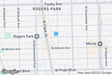 Map image of the property - 1705 W Lunt Ave